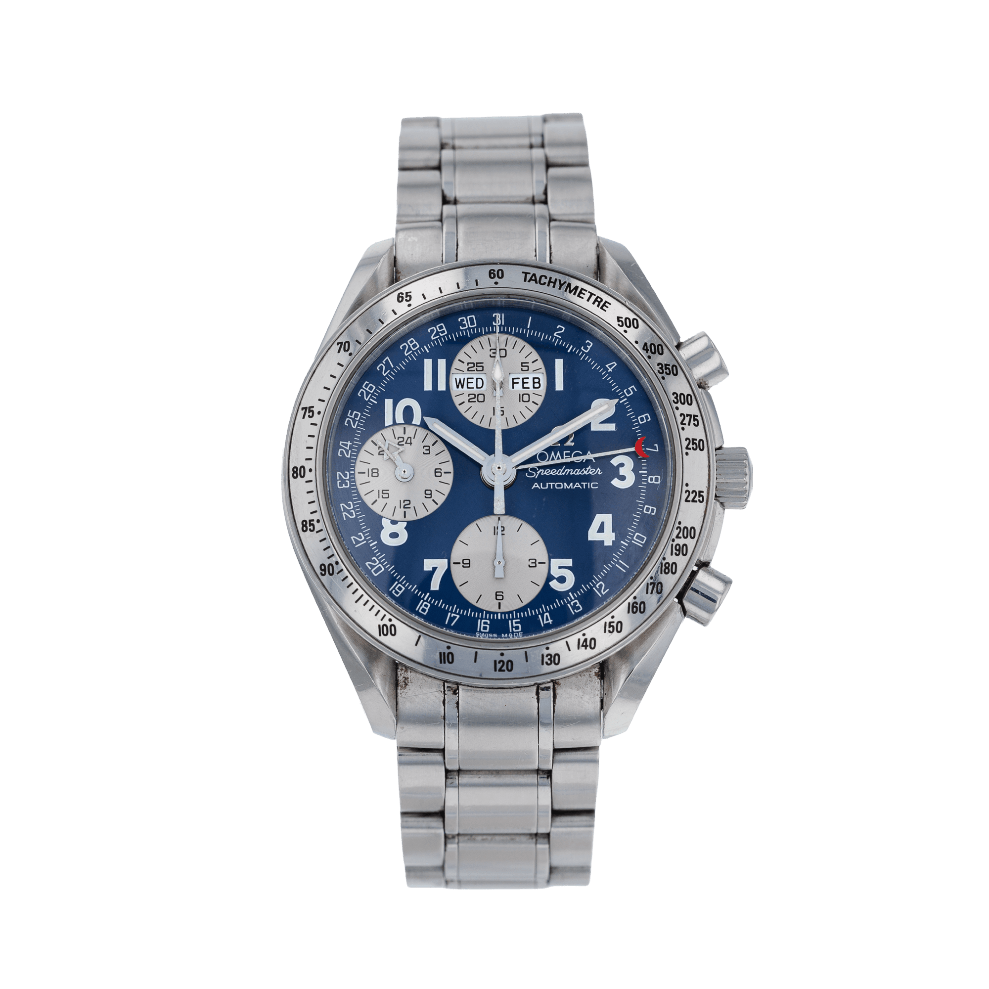 Omega Speedmaster Triple Date Blue