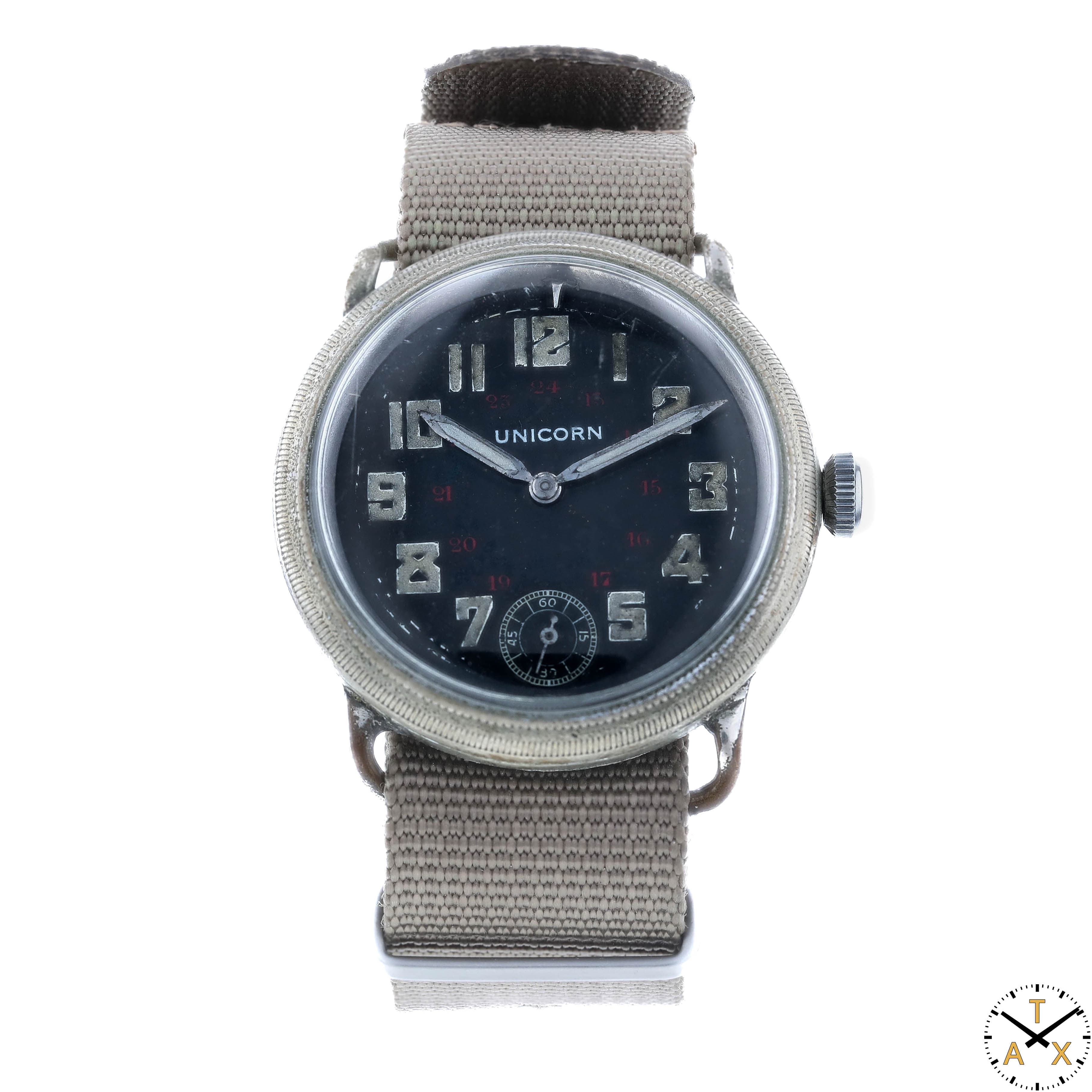 Rotary Helvetia marked Unicorn Military Watch