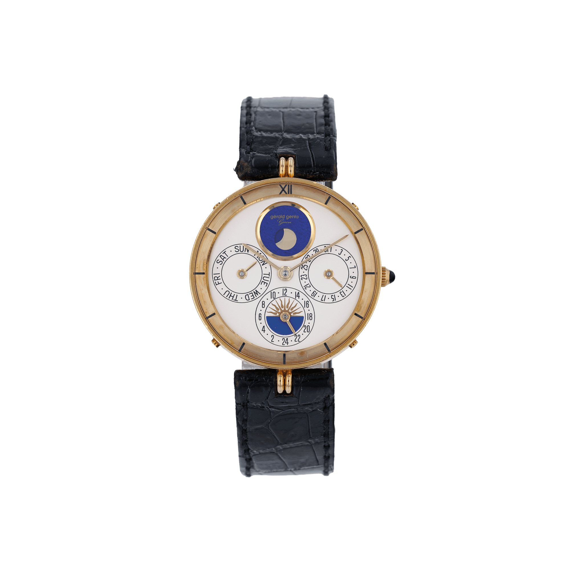Gerald Genta dual date, moonphase