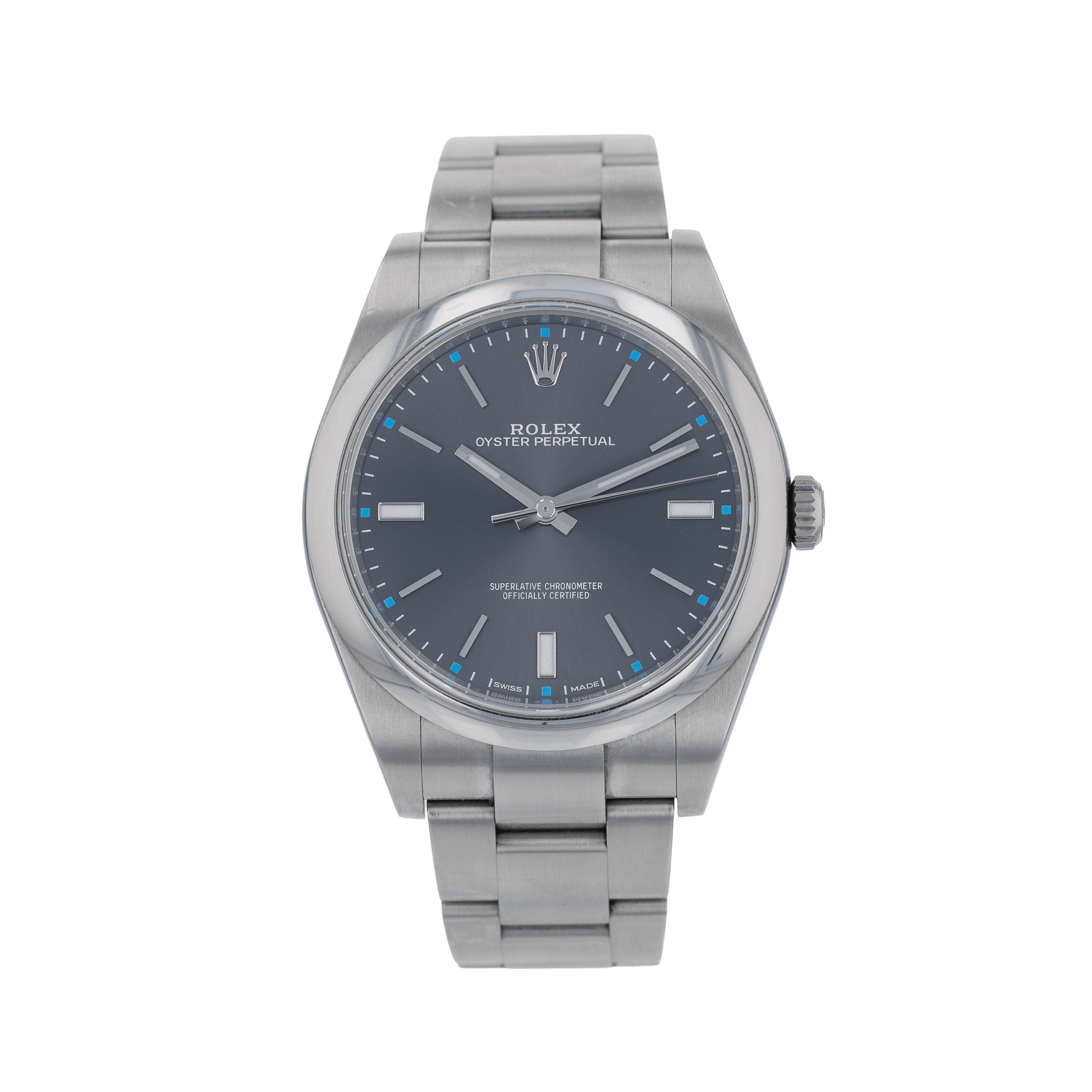 Rolex Oyster Perpetual 39 "Rhodium"