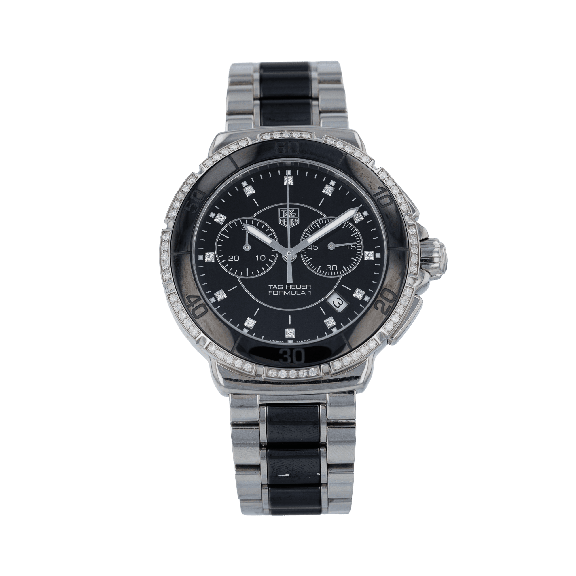 Tag Heuer Formula 1 Chronograph Black Steel/Ceramic