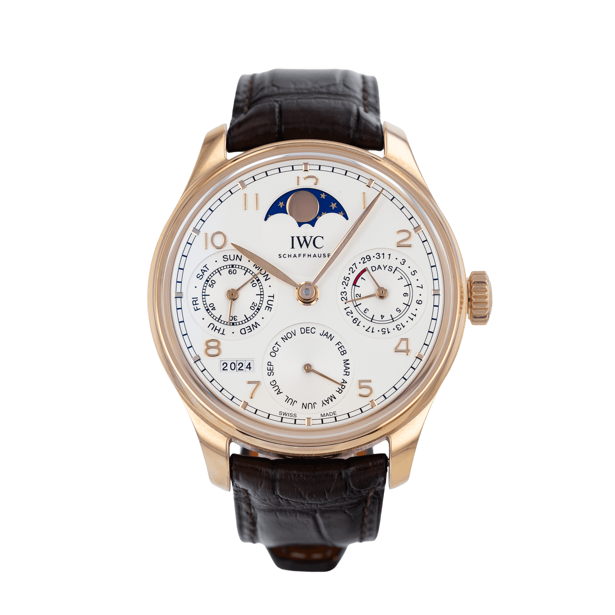 IWC Portuguese Perpetual Calendar Rose Gold