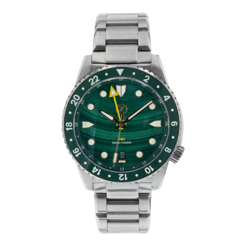 Zelos Mako 300m GMT 'Malachite'
